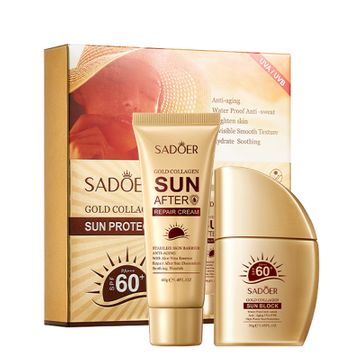 Sadoer Gold Bone Collagen Sunscreen Isolation Protection Uv Protection