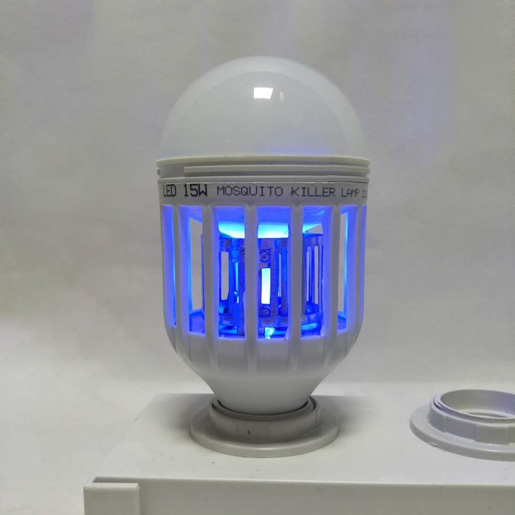 led bulb mosquito electronic killer night light lamp insect