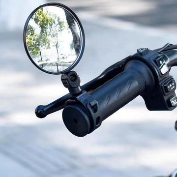 A Pair Of Bicycle Rearview Mirrors With Adjustable Angle Rearview