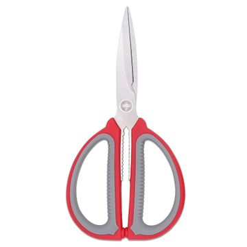 Stainless Steel Domestic Scissors Rubber Large Handle Feel Secure