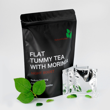 Slimming Tea Detox Tea Flat Tummy Tea With Moringa Black