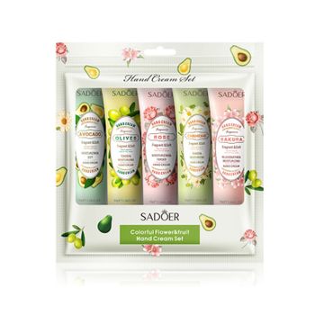 Sadoer Pcs Set Fruit Moisturizing Hand Cream Nourish Hand Care Hand