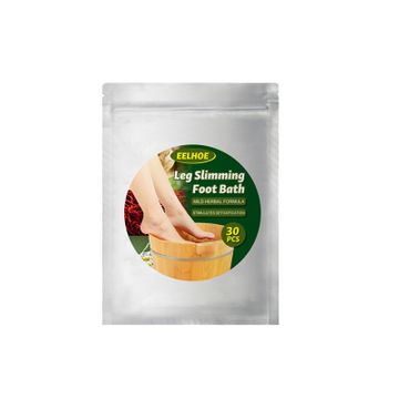 Eelhoe Anti Swelling Foot Bath Bag Ginger Detox Leg Slimming Improve