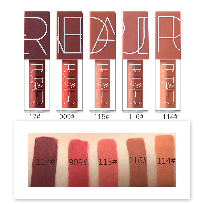 Best Price For Pudaier Lip Gloss Nude Matte Matte Velvet Liquid