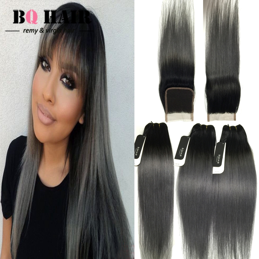 bq hair 8a dark root straight remy human hair factory price with