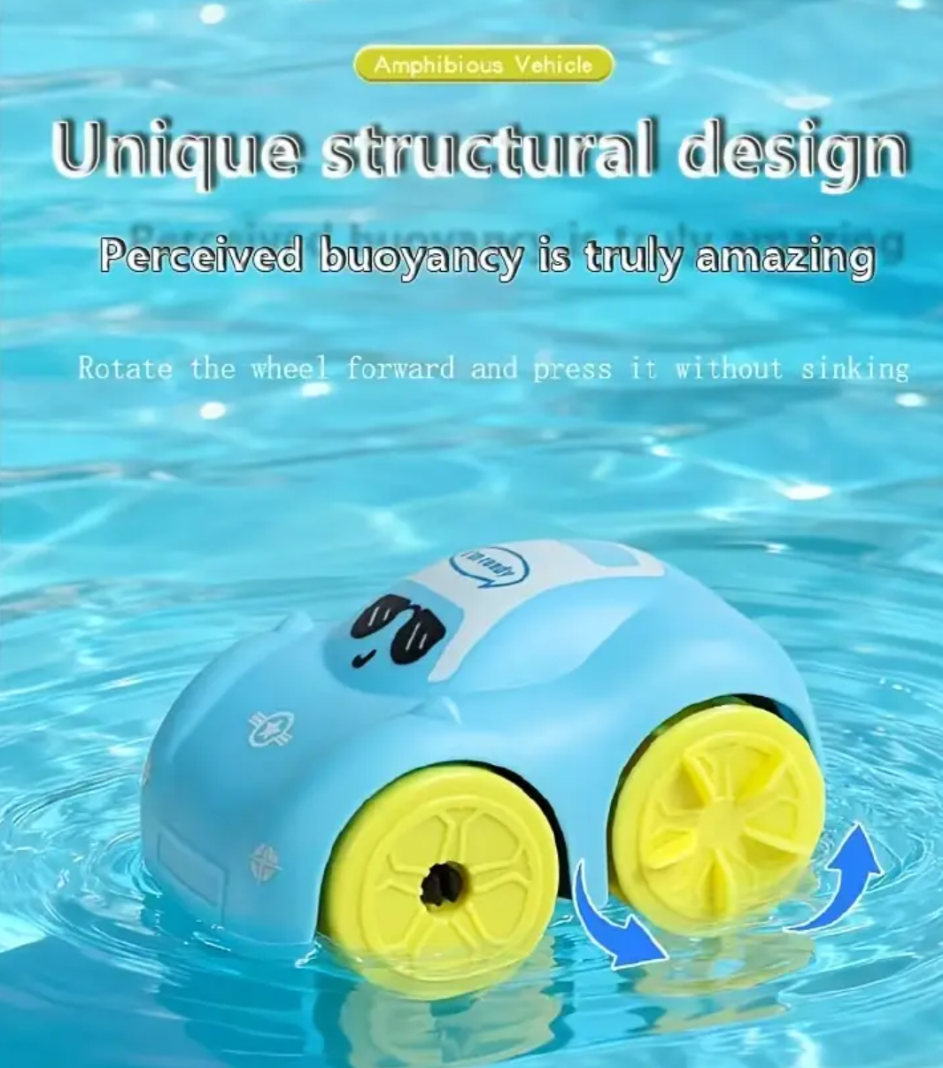 Wind-Up Amphibious Toy Car