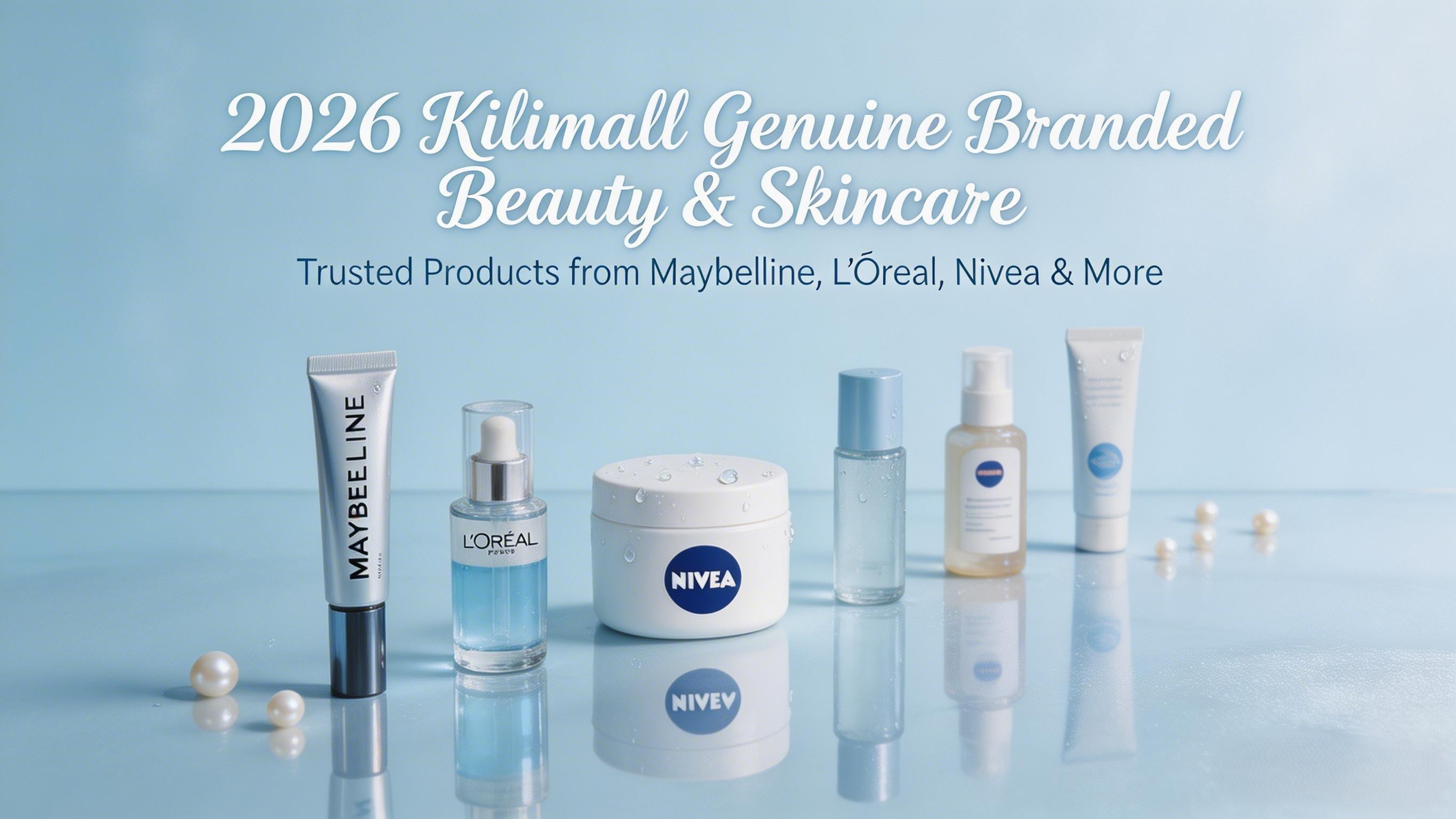 2026 Kilimall Genuine Branded Beauty & Skincare banner