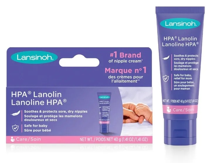 Lansinoh lanolin nipple cream for sore dry nipples
