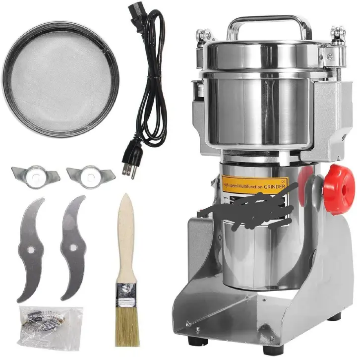 Electric Grain Grinding and Milling Machine. This electric grain mill powder machine is suitable for household, restaurant, dispensary, medicine processing factory and powder processing