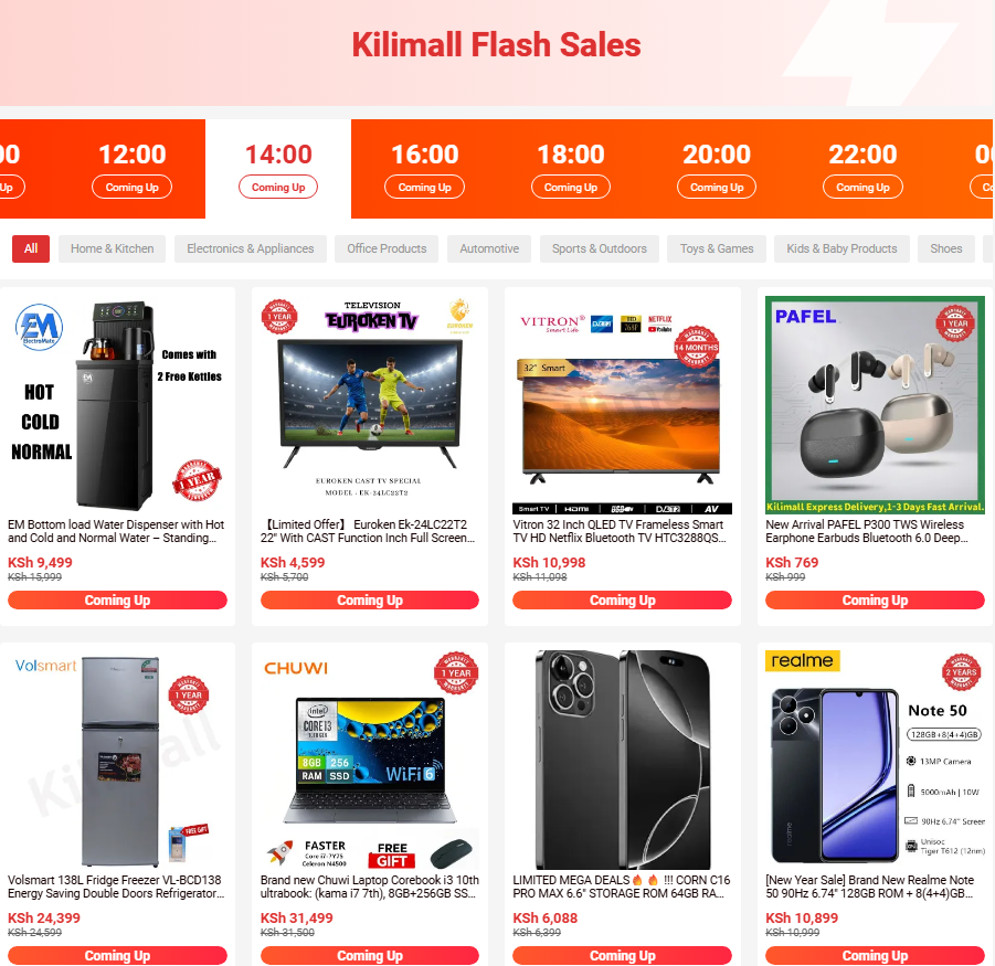 kilimall Flash Sale details