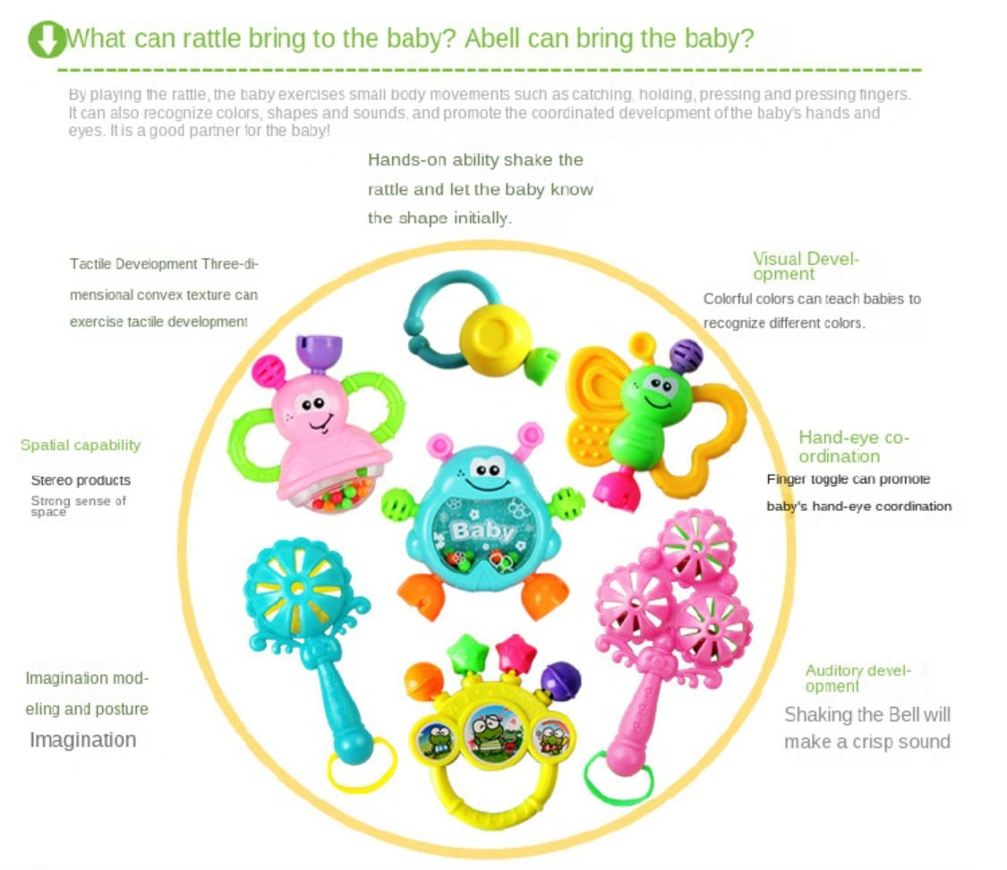 Baby Rattles Toys Set