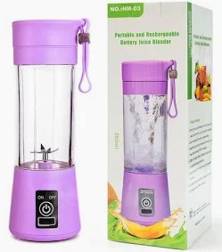 Portable USB-rechargeable blenders for smoothies,juices and shakes Stainless Steel Blades multifunction for both Home and Travel  small enough to fit in a gym bag or backpack