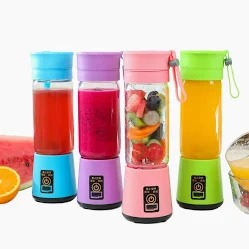 Portable USB-rechargeable blenders for smoothies,juices and shakes Stainless Steel Blades multifunction for both Home and Travel  small enough to fit in a gym bag or backpack