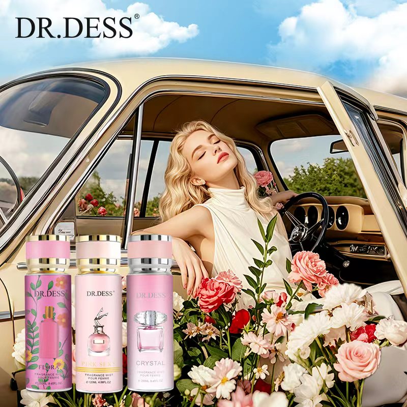 DR.DESS RAOHBA Body Mist Spray sweet and warm Scent dominated by vanilla, oud, and sugar Long lasting fragrance