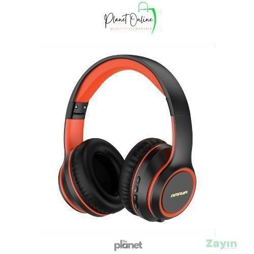 Amaya AEB-H520F ENC Wireless Headphones, Bluetooth Over-Ear Headset, Pure Bass Sound, Foldable Design, Touch Controls, Long Battery Life Headphones Kenya