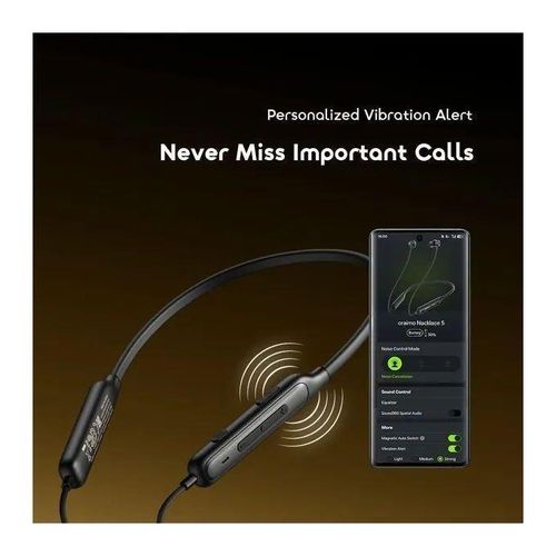 Oraimo Necklace 5 Wireless Neckband Earphones, ANC Noise Cancellation, 40H Playtime, Bluetooth 5.4, Fast Charging, Sound360 Spatial Audio, Magnetic Earbuds Kenya