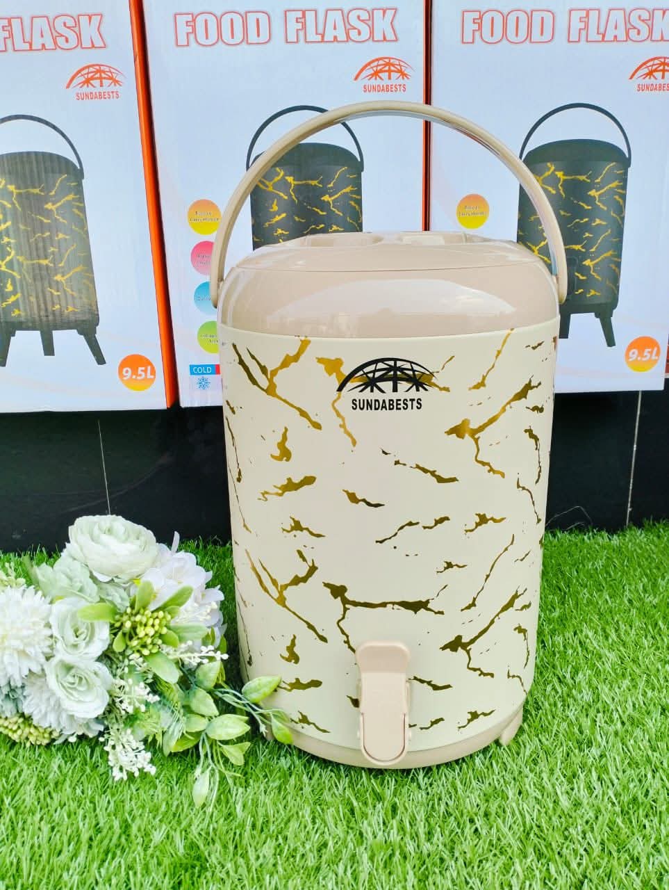 🔥 9.5L MARBLE TEA URN – HOT, READY & PERFECT FOR SERVING (IN STOCK 💥)stylish and efficient hot beverage dispenser designed to keep tea, coffee, and hot water warm for long hours. It is perfect for e
