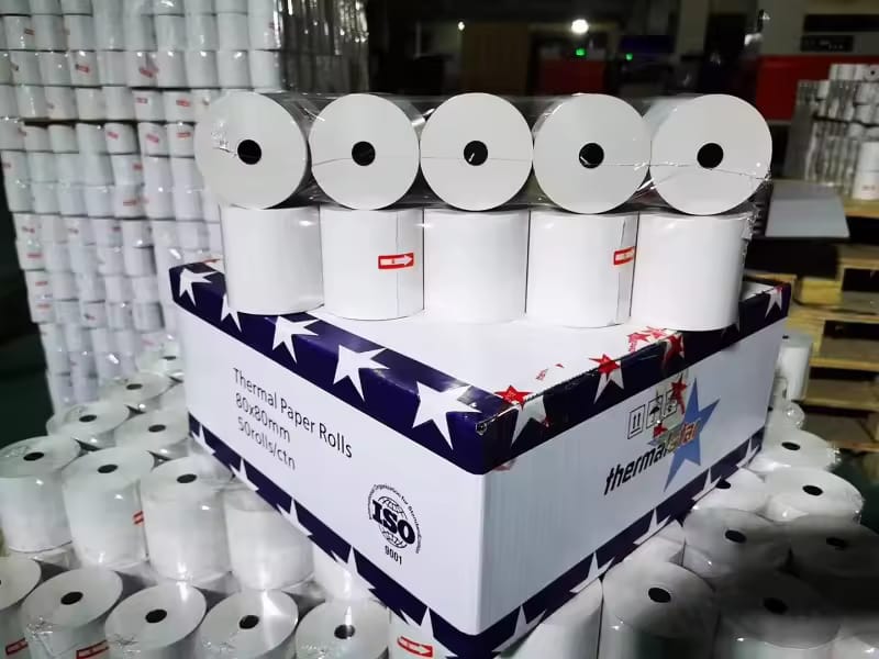 ON STOCK🍂Thermal Paper Rolls🧾 80mm Thermal Rolls
✔ 65gsm Quality‼️high quality and clear prints for any business use. Karat thermal paper rolls are available in multiple sizes which fit the most com