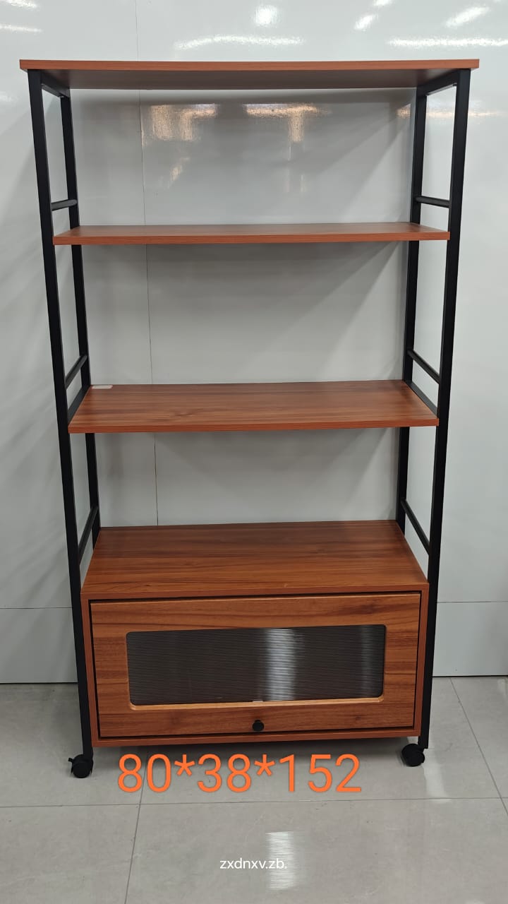 READILY AVAILLABLE🚚▶️Kitchen  Cabinet
▶️High QUALITY💥💥 (100%)wood and METAL
▶️it's a Multipurpose storage rack/shelf unit 
▶️can be used for storage of household items eg microwave, decor pieces et