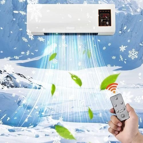 ON STOCK‼️‼️🎉Mini Wall Mounted 1800w Electric Heating And Air Conditioner With Remote - Portable Air Conditioners For Bedroom Living Room Office - Compact Design (L55*W24*H12cm)‼️offers versatility b