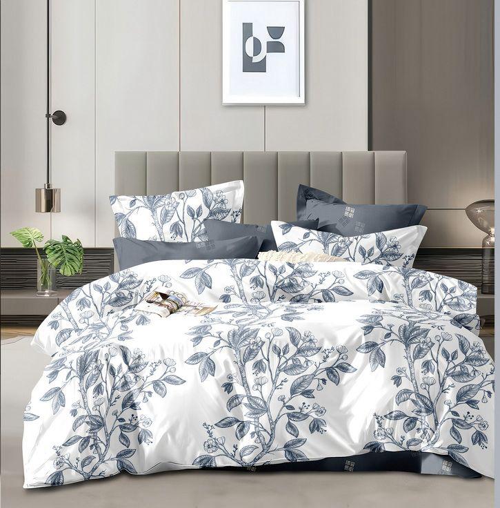 🌺 Binded duvet, one bedsheet and two pillowcase: Size 5 x 6 🌺