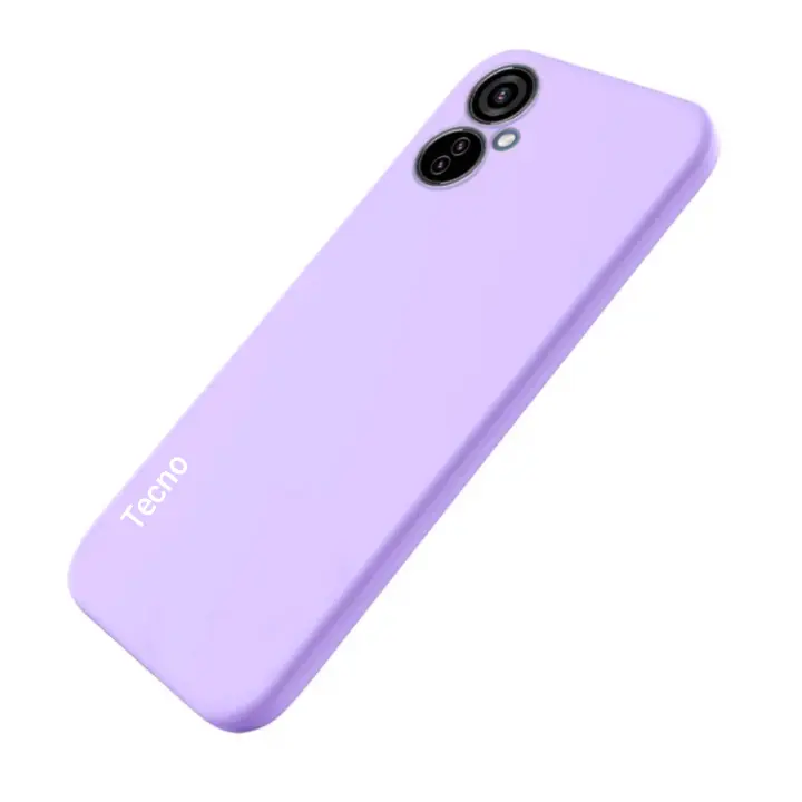 [SUPER DEALS!!!] Tecno Camon 19 / Camon 19 Pro Original liquid Silicone phone Case/Cover available in Black, Blue, Light Purple (Lilac) & Pink