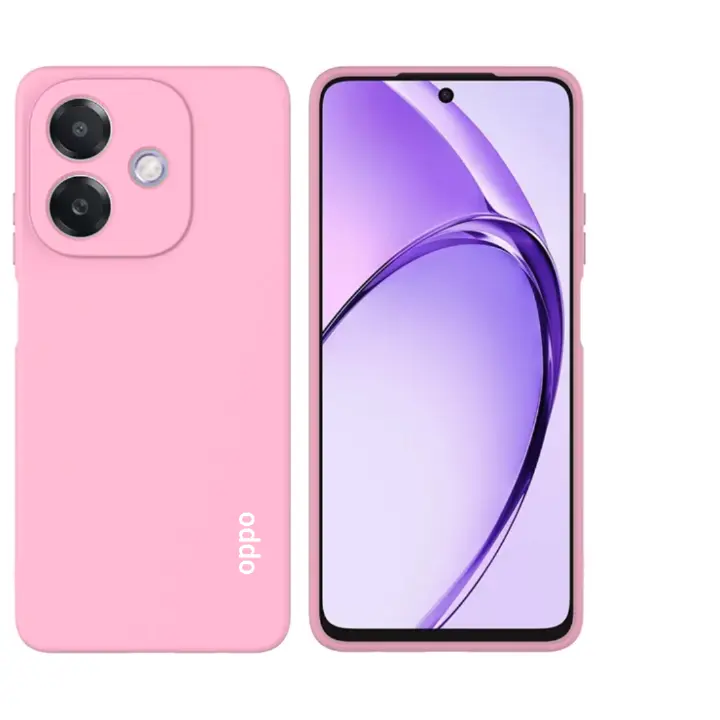 [SUPER DEALS!!!] OPPO A3x 4G/5G / Oppo A3 5G Original Liquid Silicone Phone Case/Cover available in Black, Blue, Light Purple (Lilac) & Pink