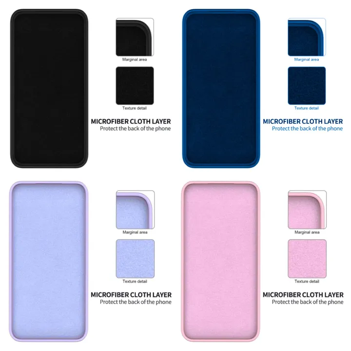 [SUPER DEALS!!!] Tecno Camon 19 / Camon 19 Pro Original liquid Silicone phone Case/Cover available in Black, Blue, Light Purple (Lilac) & Pink