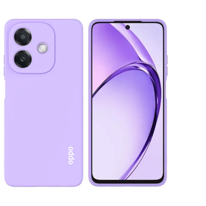 [SUPER DEALS!!!] OPPO A3x 4G/5G / Oppo A3 5G Original Liquid Silicone Phone Case/Cover available in Black, Blue, Light Purple (Lilac) & Pink