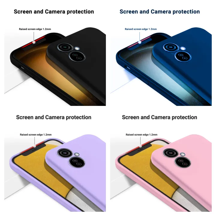 [SUPER DEALS!!!] Tecno Camon 19 / Camon 19 Pro Original liquid Silicone phone Case/Cover available in Black, Blue, Light Purple (Lilac) & Pink
