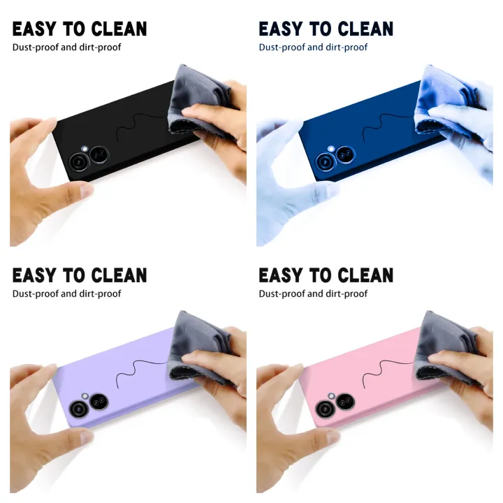 [SUPER DEALS!!!] Tecno Camon 19 / Camon 19 Pro Original liquid Silicone phone Case/Cover available in Black, Blue, Light Purple (Lilac) & Pink