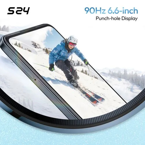 【Free Earbuds】Refurbished Itel S24 8GB+256GB (Dual SIM) 108MP Camera  5000mAh battery  6.6" 90HZ Screen 4G Network Fingerprint Unlock