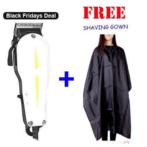 Geemy Hair Cut Balding/Shaving Kinyozi Machine + FREE Shaving Gown
