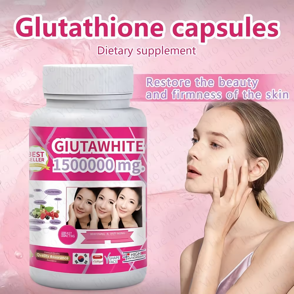 Gluta White Glutathione Supreme White 1500000mg Anti Aging Capsules.