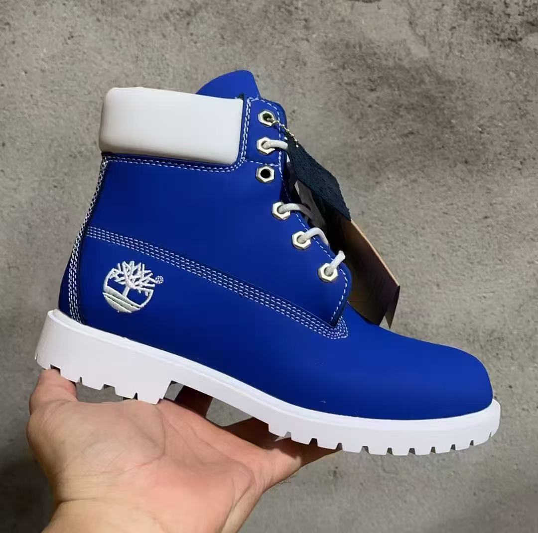 Durable and Stylish Brown,Red, Blue, white  Boots for Unisex- Waterproof, Slip-Resistant, and Comfortable Footwear for Casual Outfits and Outdoor Activities - High-Quality Leather Work Boots