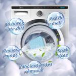 WASHING MACHINE CLEANER 24 PCS CLEANING TABLETS (2 BOXES) - WASHING MACHINE EFFERVESCENT CLEANING TABLETS.Offers deep cleaning through an effervescent formula that penetrates dirt, reduces musty odors
