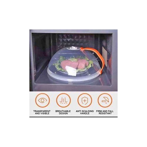 Microwave Food Cover With Steam Vents – BPA-Free Splatter Guard For Microwave Cooking Heat-Resistant And Dishwasher-Safe Fits Most Plate Sizes.keeping food moist and microwaves clean.