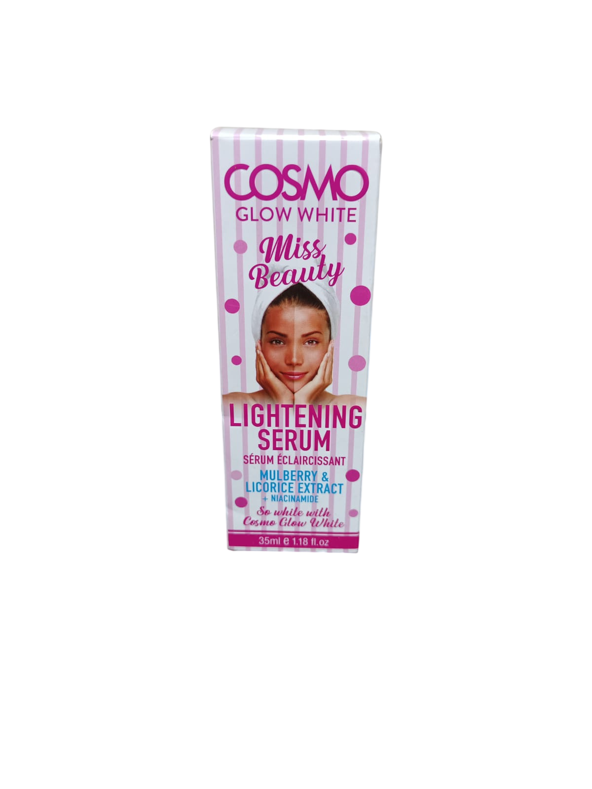 Cosmo Miss Beauty Lightening Serum with Niacinamide,  Mulberry & Licorice.