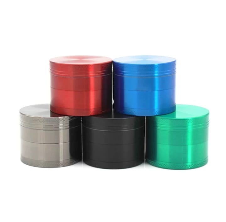 10PCS 4 Layer Wholesale Metal Herb Grinders. Dry herbs and Spice Crusher