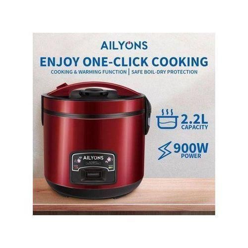 Brand New Ailyons 2 in 1 High Power 900w Rice Cooker and Steamer | “One Click. Perfect Meals. Every Time.”