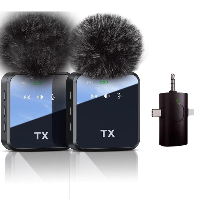 Crystal Clear Wireless Podcast Microphone for YouTubers & Streamers