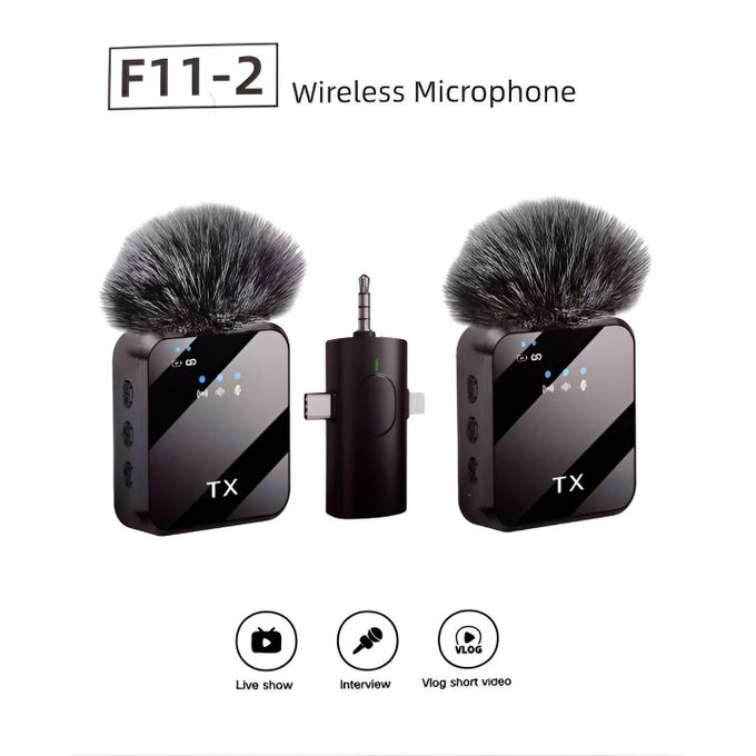 Crystal Clear Wireless Podcast Microphone for YouTubers & Streamers