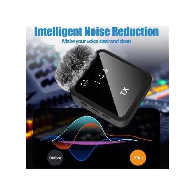 Crystal Clear Wireless Podcast Microphone for YouTubers & Streamers