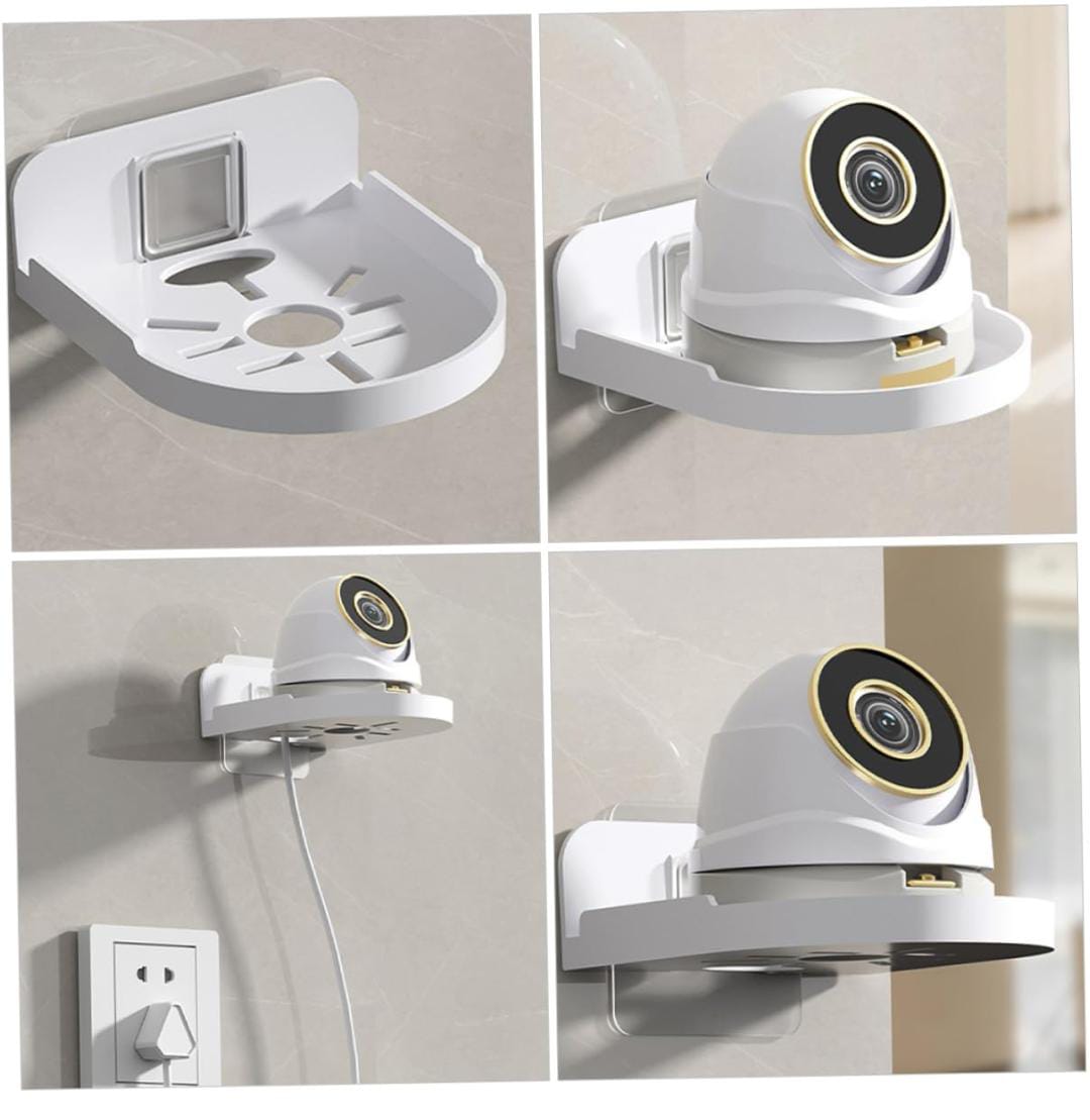 No-Drill Camera Wall Mount Bracket – DIY Security Camera Holder, Wall & Ceiling Mount Stand
