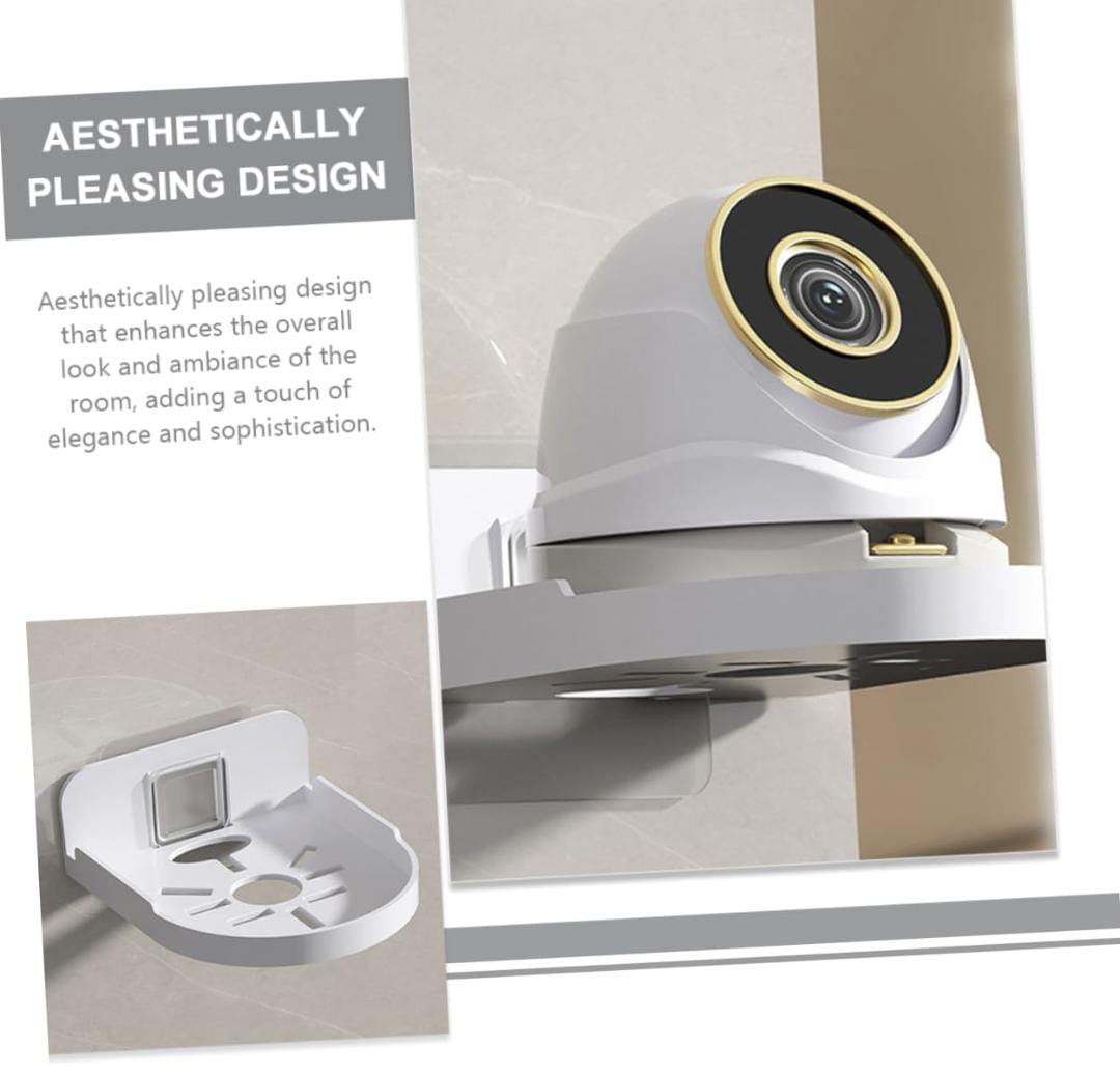 No-Drill Camera Wall Mount Bracket – DIY Security Camera Holder, Wall & Ceiling Mount Stand