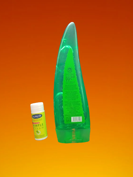 ALOE VERA SOOTHING GEL ,120ML WITH A FREE PIMPLE CREAM