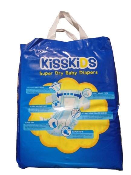 KISSKIDS SOFT AND BREATHABLE BABY DIAPERS, ALL SIZES AVAILABLE