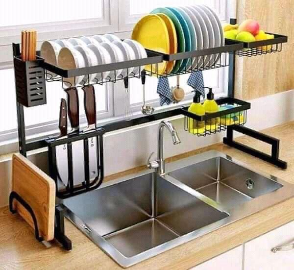 🍽️✨ OVER THE SINK DISH DRAINER – HEAVY DUTY STAINLESS STEEL ✨🍽️
💪 Strong. Durable. Space-saving kitchen solution.