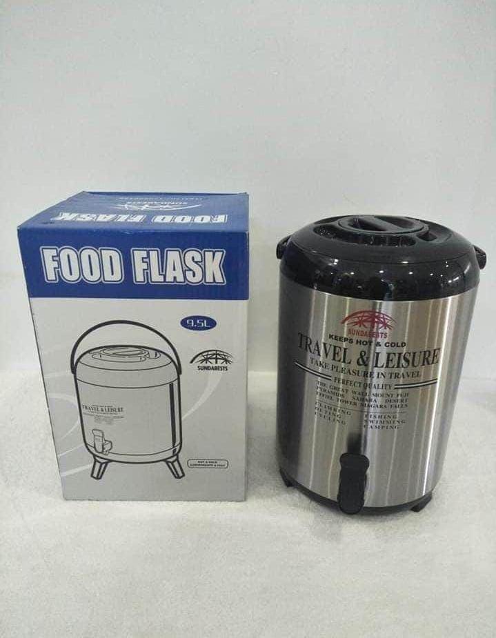 🍲🔥 T-URN 9.5 LITRES – HEAVY DUTY FOOD WARMER / STORAGE POT 🔥🍲
Strong. Spacious. insulated food warmer designed for storing, carrying, and serving meals while maintaining temperature. It is perfect