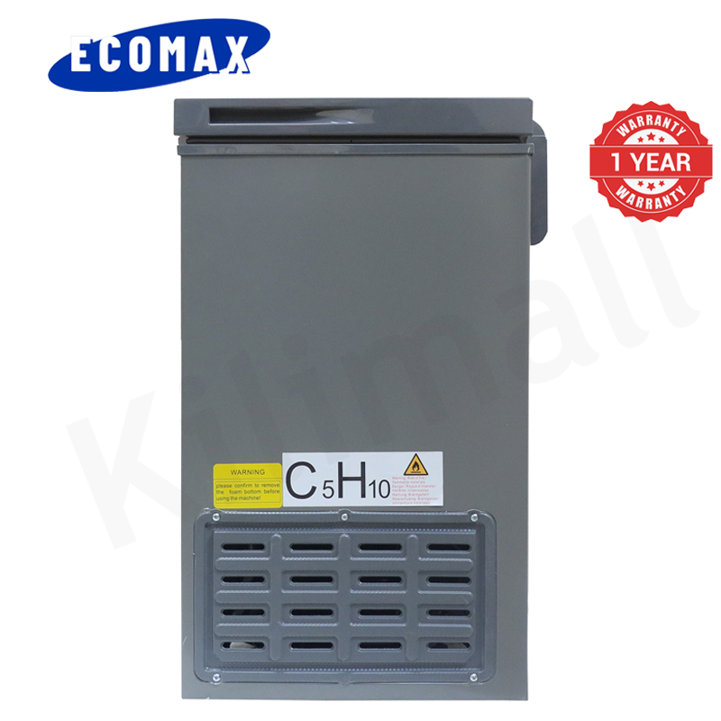ECOMAX 60L Chest Freezer Portable Refrigerator Single Door Fridge Energy-saving Fast Cooling with Lock and Keys BD-60